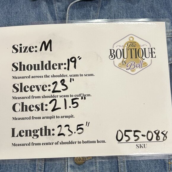 Vtg 80s Guess George Marciano Jean Trucker Jacket M Denim USA 1986 Preppy Cowboy - Picture 10 of 16